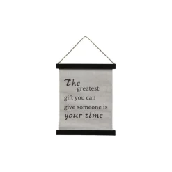 Discount Chic Antique Kleine Leinwand mit Text zum Aufhängen