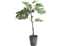 Outlet Chic Antique Künstlicher Feigenbaum mit altem Übertopf