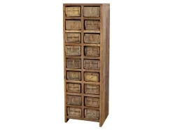 New Chic Antique Kommode mit 18 Ziegelformen Grimaud