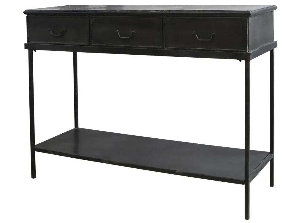 New Chic Antique Konsolentisch mit 3 Schubladen