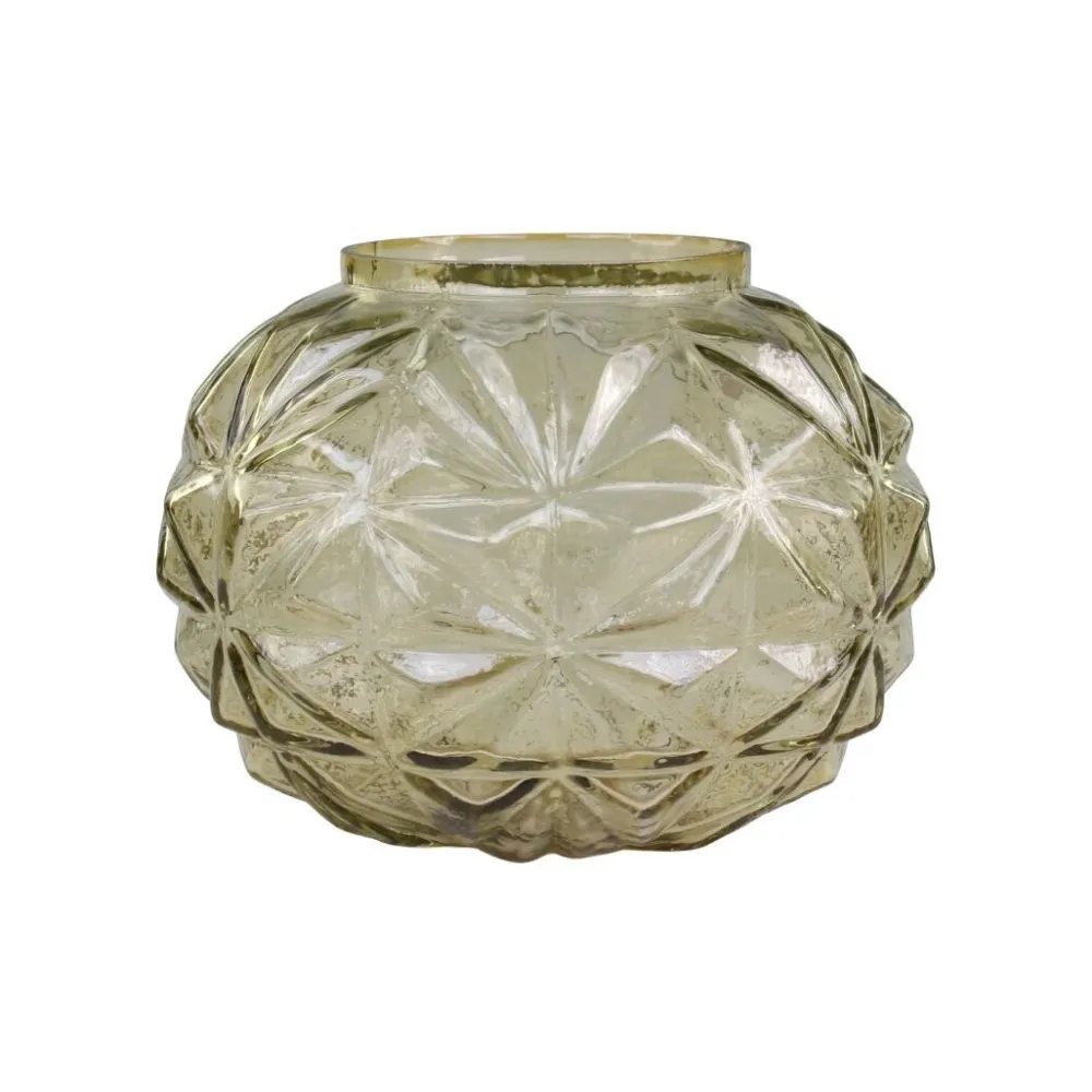 Clearance Chic Antique Kugelförmige Vase mit Schliff