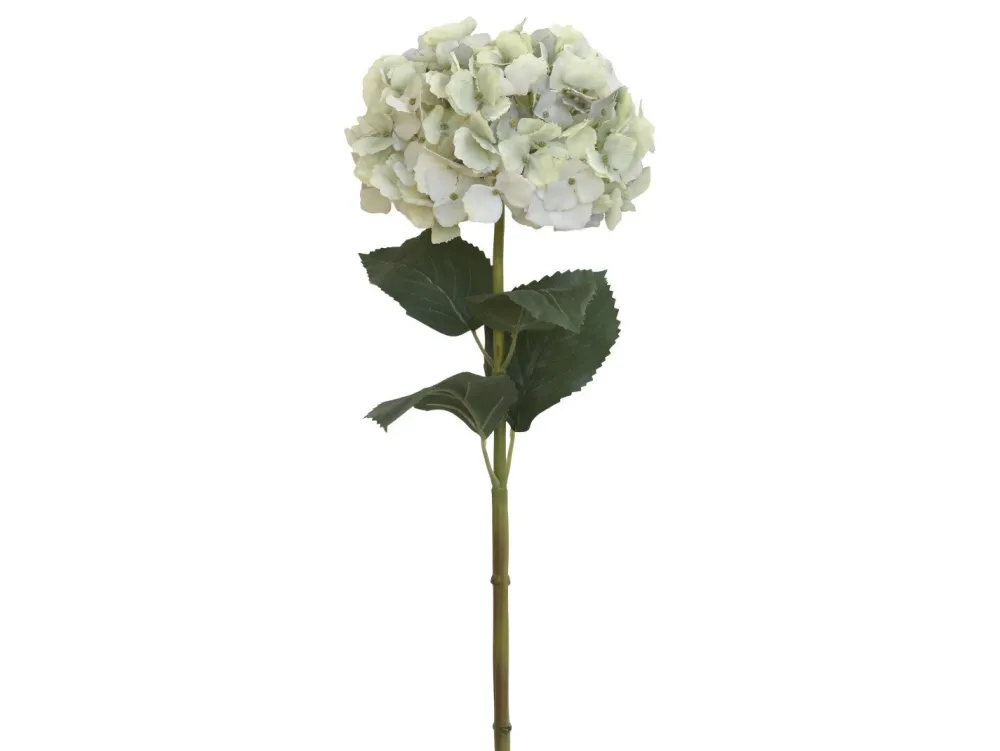 Hot Chic Antique Kunstblume Hortensie mit Blätter