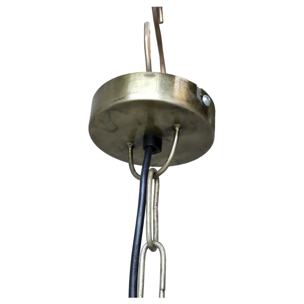 Outlet Chic Antique Lampe aus Rattangeflecht