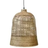 Sale Chic Antique Lampe geflochtenes Bambus