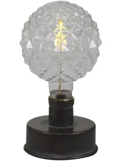 New Chic Antique Lampe mit gemusterter Glühbirne