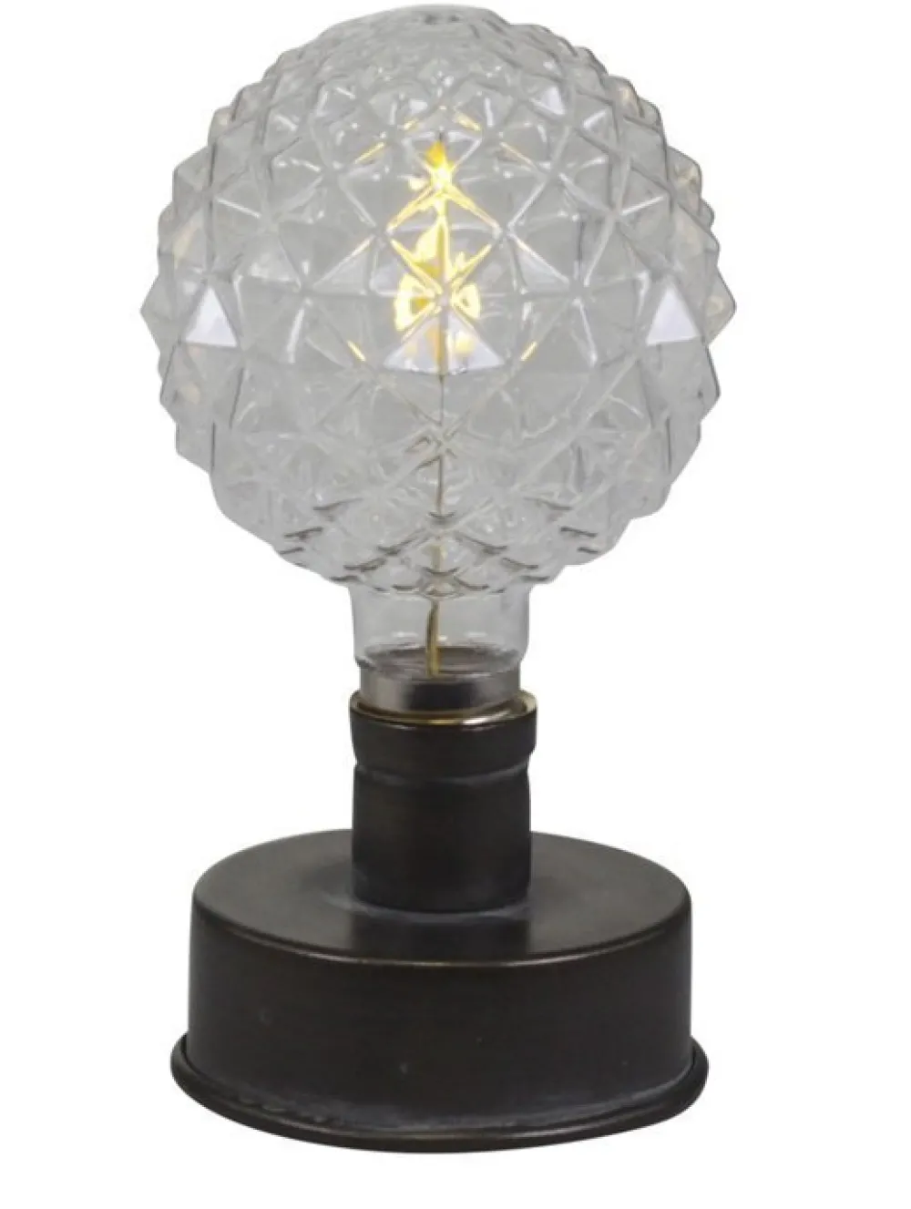 New Chic Antique Lampe mit gemusterter Glühbirne