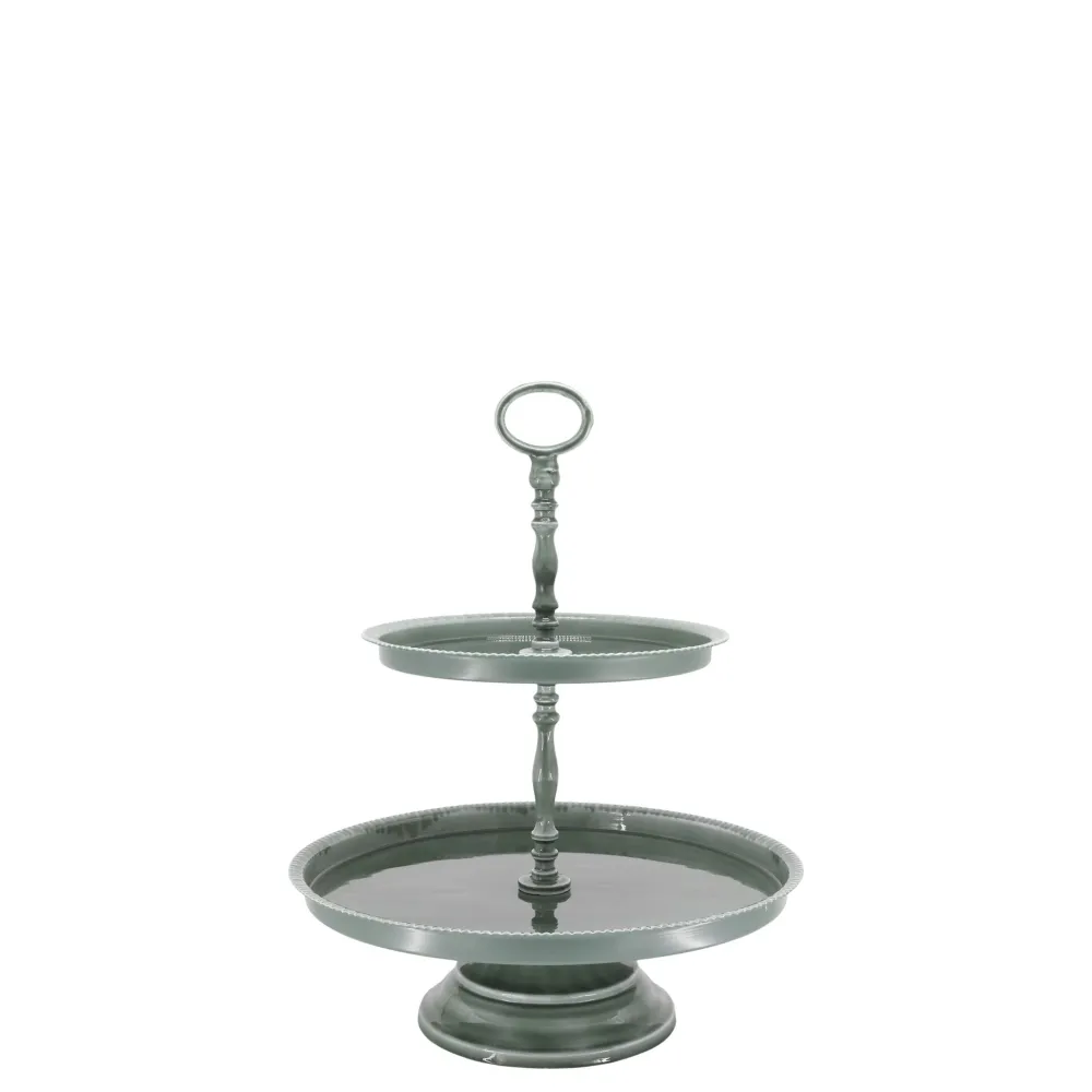 Chic Antique Landhaus Etagere mit Tabletts