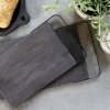 Hot Chic Antique Laon Tapasbrett Mangoholz mit Eisen Henkel