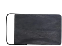 Hot Chic Antique Laon Tapasbrett Mangoholz mit Eisen Henkel