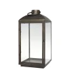 Discount Chic Antique Laterne Antik Messing in 2 Größen