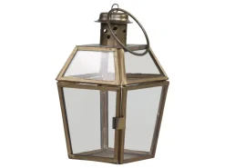 Online Chic Antique Laterne aus Eisen und Glas