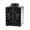 Discount Chic Antique Laterne eckig mit Muster