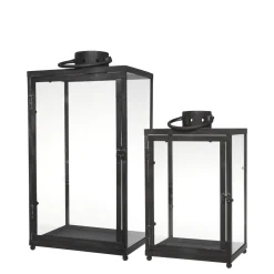 Online Chic Antique Laterne 2er Set aus Metall
