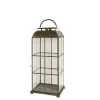 Sale Chic Antique Laterne mir Eisengitter