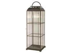 Sale Chic Antique Laterne mir Eisengitter