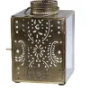 Best Chic Antique Laterne mit Muster gold