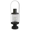 New Chic Antique Laterne mit Glühbirne & Timer
