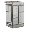 New Chic Antique Laterne mit mattiertem Glas
