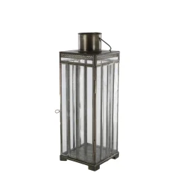 Hot Chic Antique Laterne mit Muster, Antik Messing