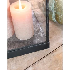 Outlet Chic Antique Laterne XXL mit Muster