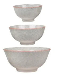 Sale Chic Antique Latteschüssel mit Muster 3er Set