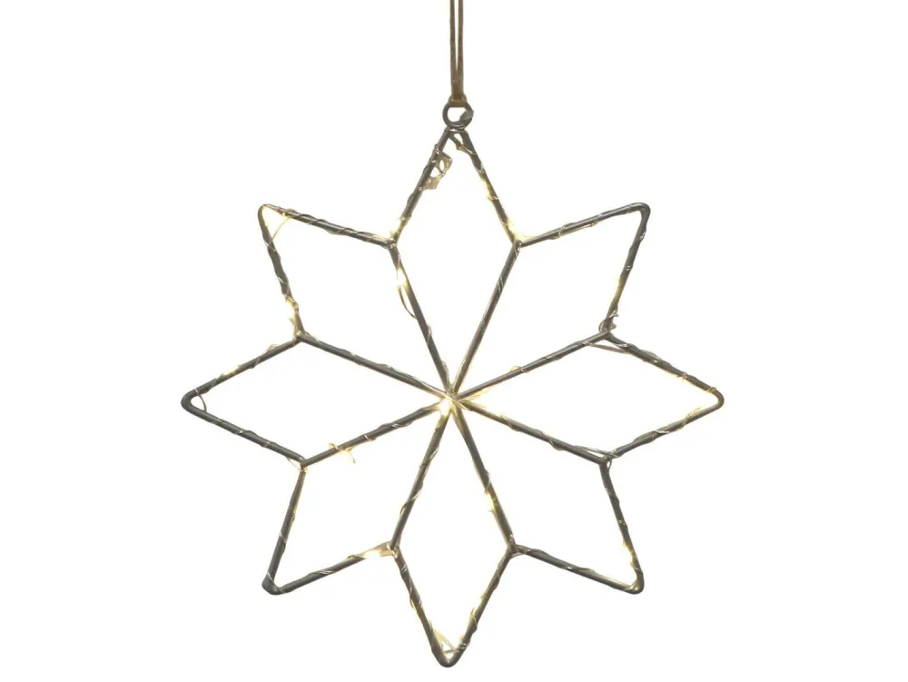 Online Chic Antique LED Stern drinnen & draußen