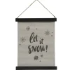New Chic Antique Leinwandbild Let It Snow