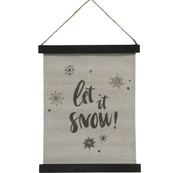 New Chic Antique Leinwandbild Let It Snow
