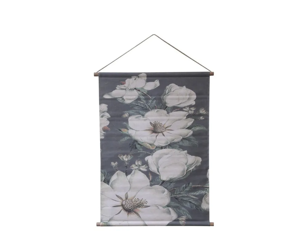 Best Chic Antique Leinwandbild zum Hängen mit Blumenmotiv