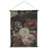 Sale Chic Antique Leinwandbild zum Aufhängen mit Blumenprint