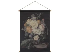 Online Chic Antique Leinwandbild mit Blumendruck