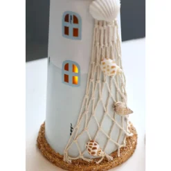 Online Chic Antique Leuchtturm mit LED