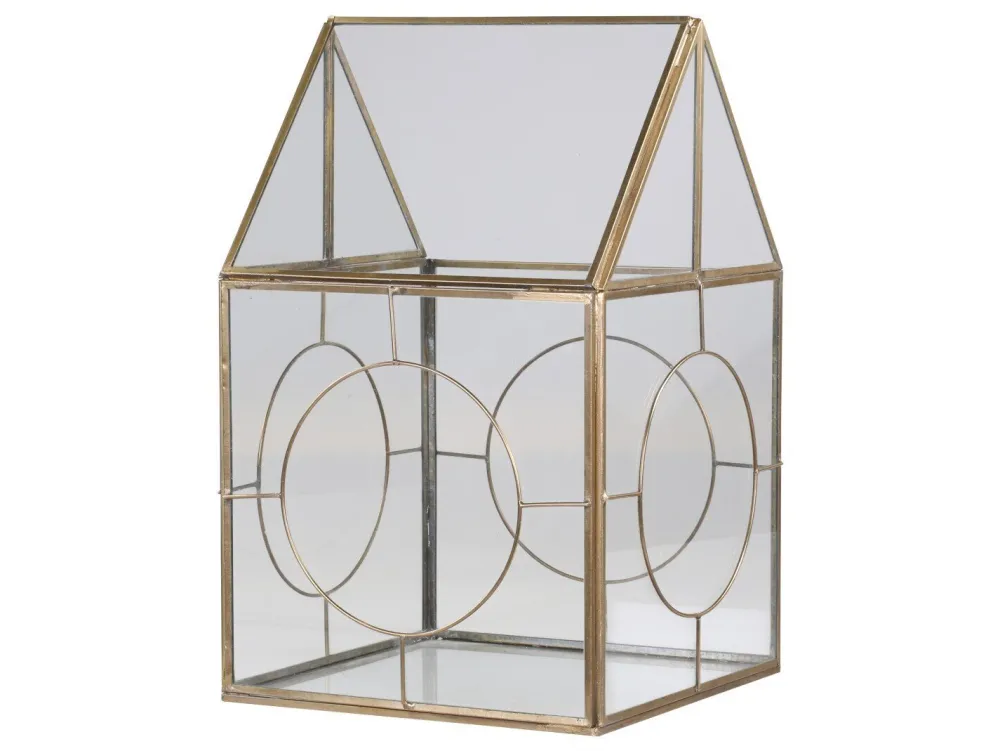 Discount Chic Antique Lichterhaus mit Dekor