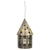 Hot Chic Antique Lichthaus aus Metall, rund