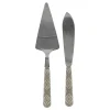 Discount Chic Antique Linas Tortenheber und Kuchenmesser mit Muster im Set