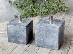 Online Chic Antique Öllampe im Zement