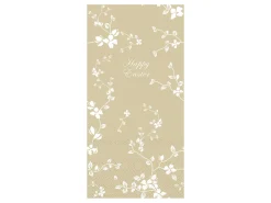 Online Chic Antique Längliche Serviette mit Blumen Happy Easter