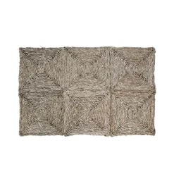 Discount Chic Antique Länglicher Teppich aus Seegras
