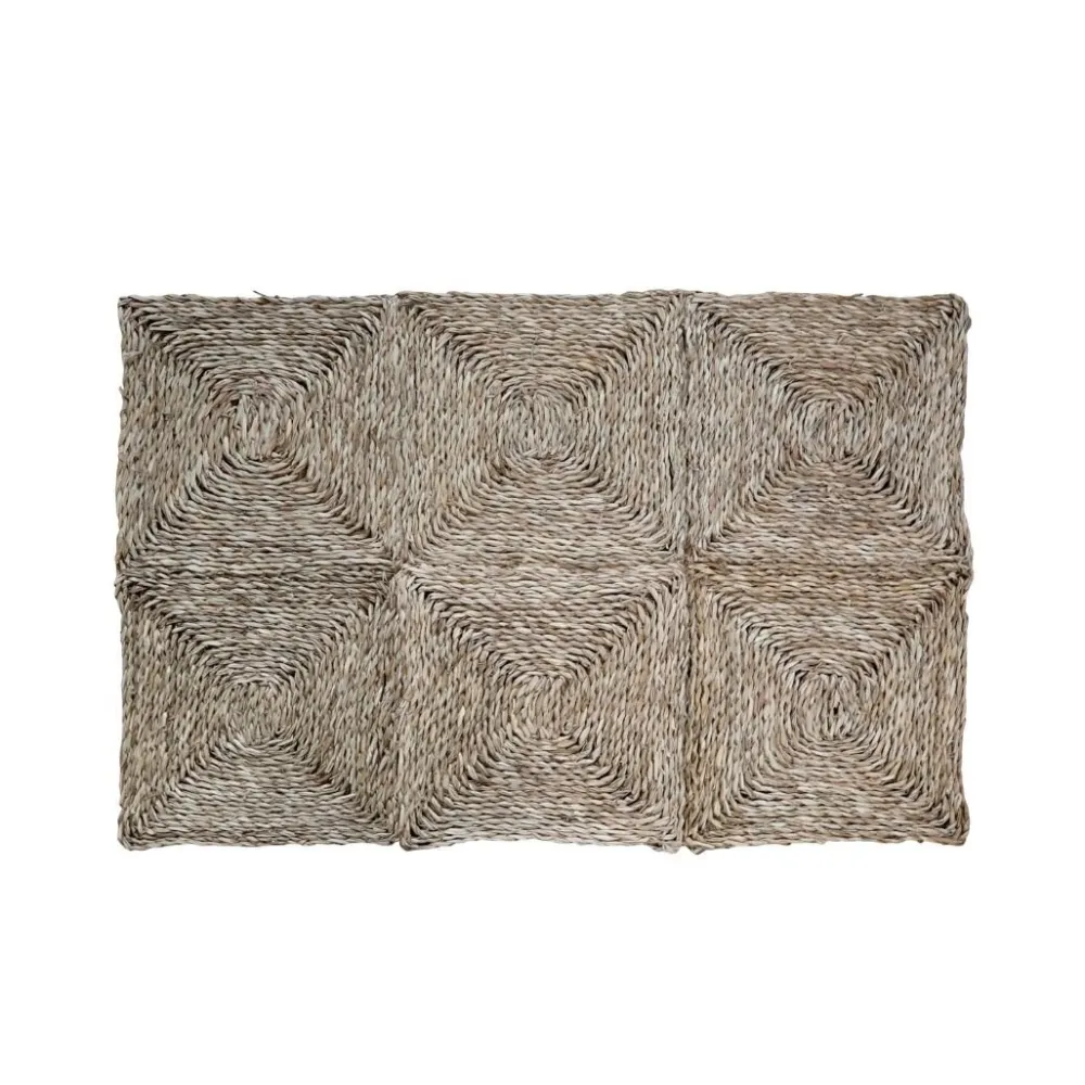Discount Chic Antique Länglicher Teppich aus Seegras