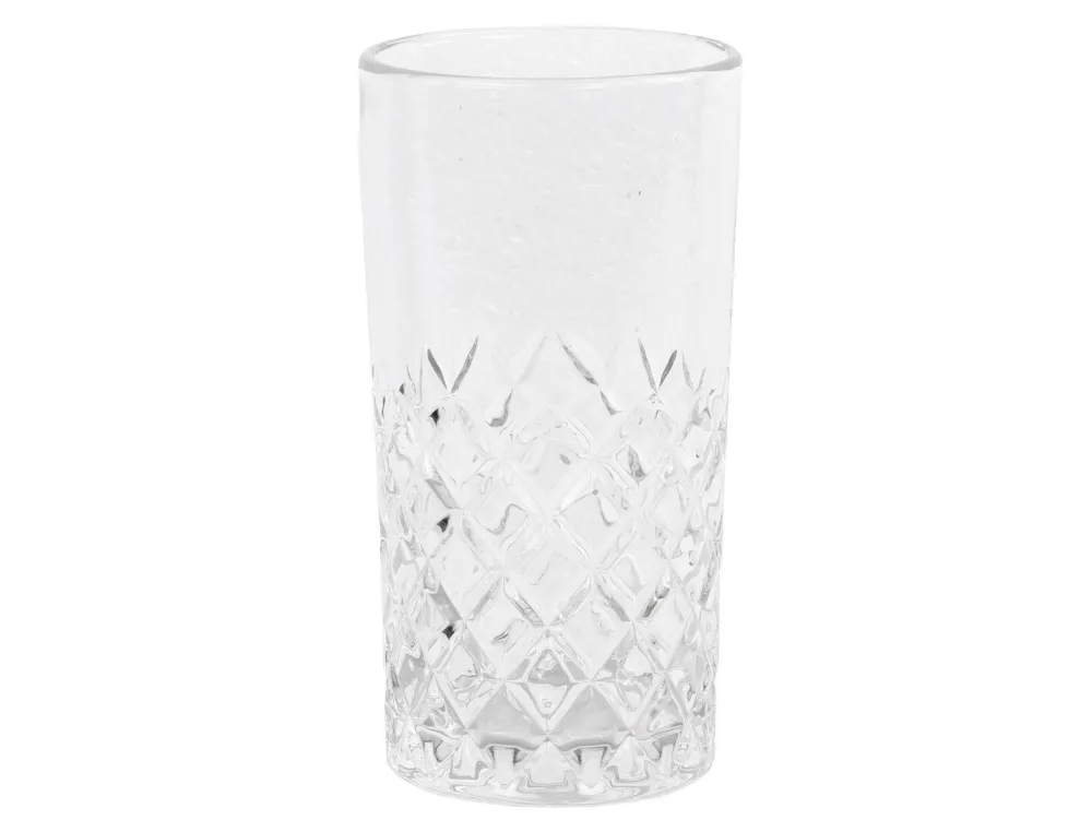 Sale Chic Antique Lorient Glas mit Diamantenschliff