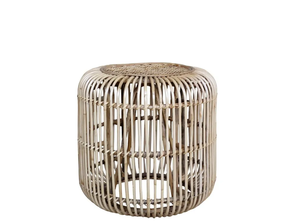 Online Chic Antique Loungetisch Rattan