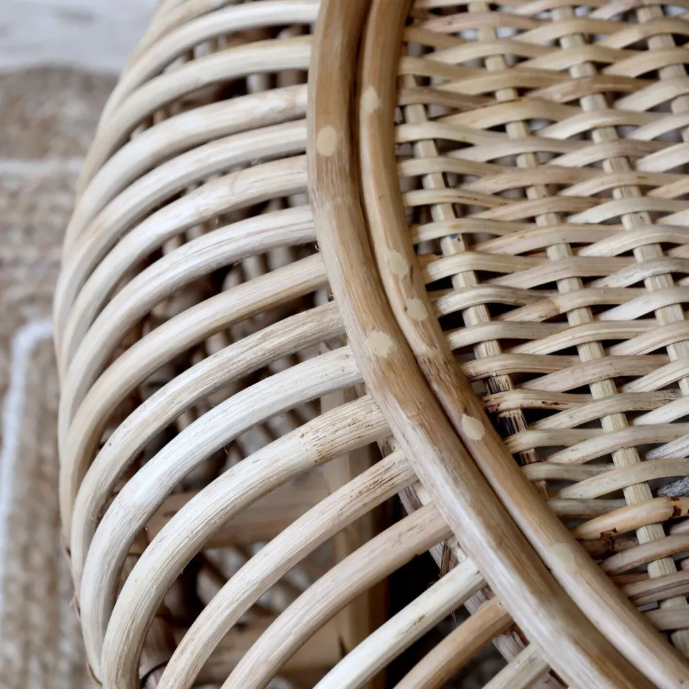 Online Chic Antique Loungetisch Rattan
