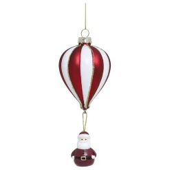 Hot Chic Antique Luftballon mit Weihnachtsmann zum Aufhängen