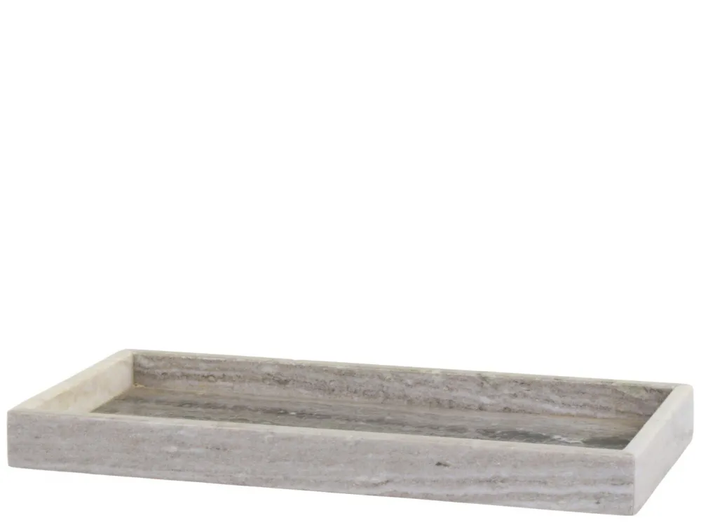 Hot Chic Antique Morlaix Tablett aus Marmor rechteckig