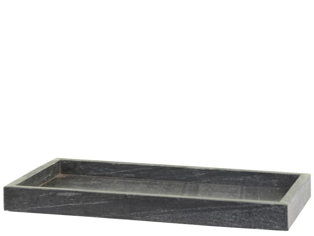 Hot Chic Antique Morlaix Tablett aus Marmor rechteckig