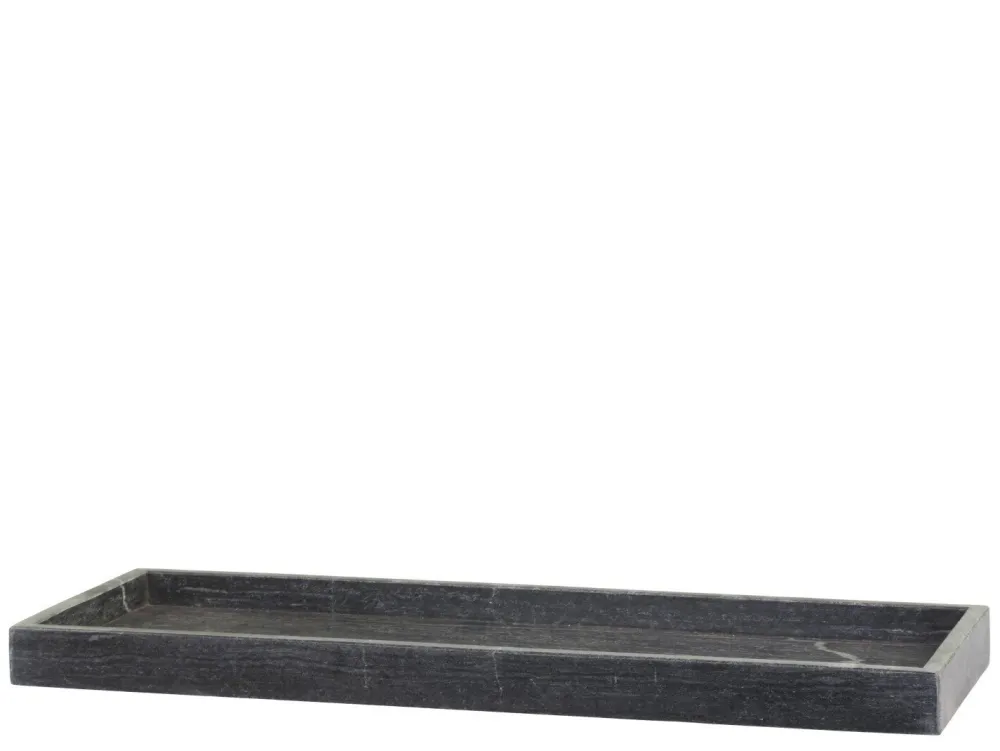 Hot Chic Antique Morlaix Tablett aus Marmor rechteckig