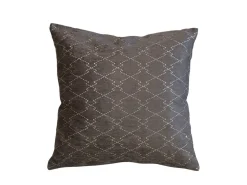 Chic Antique Moulin Kissen mit Gold Muster, mokka