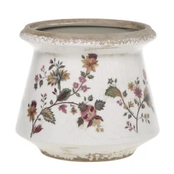 Online Chic Antique Nancy Blumentopf Typ 3 mit Blumenmotiv