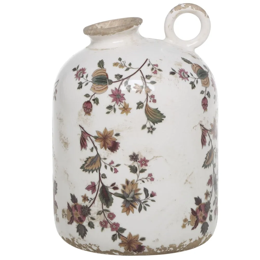 Online Chic Antique Nancy Vase mit Blumenmotiv