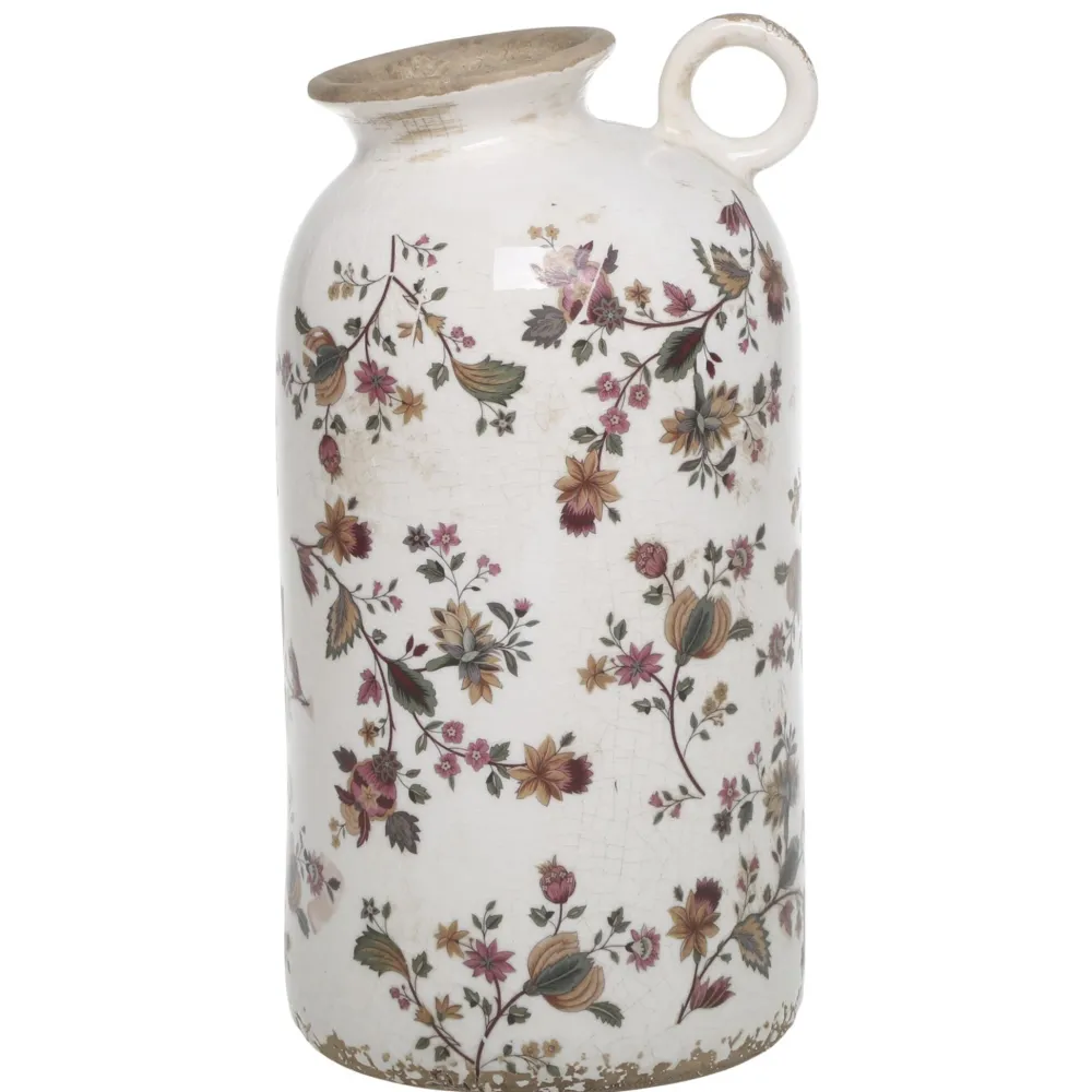 Online Chic Antique Nancy Vase mit Blumenmotiv